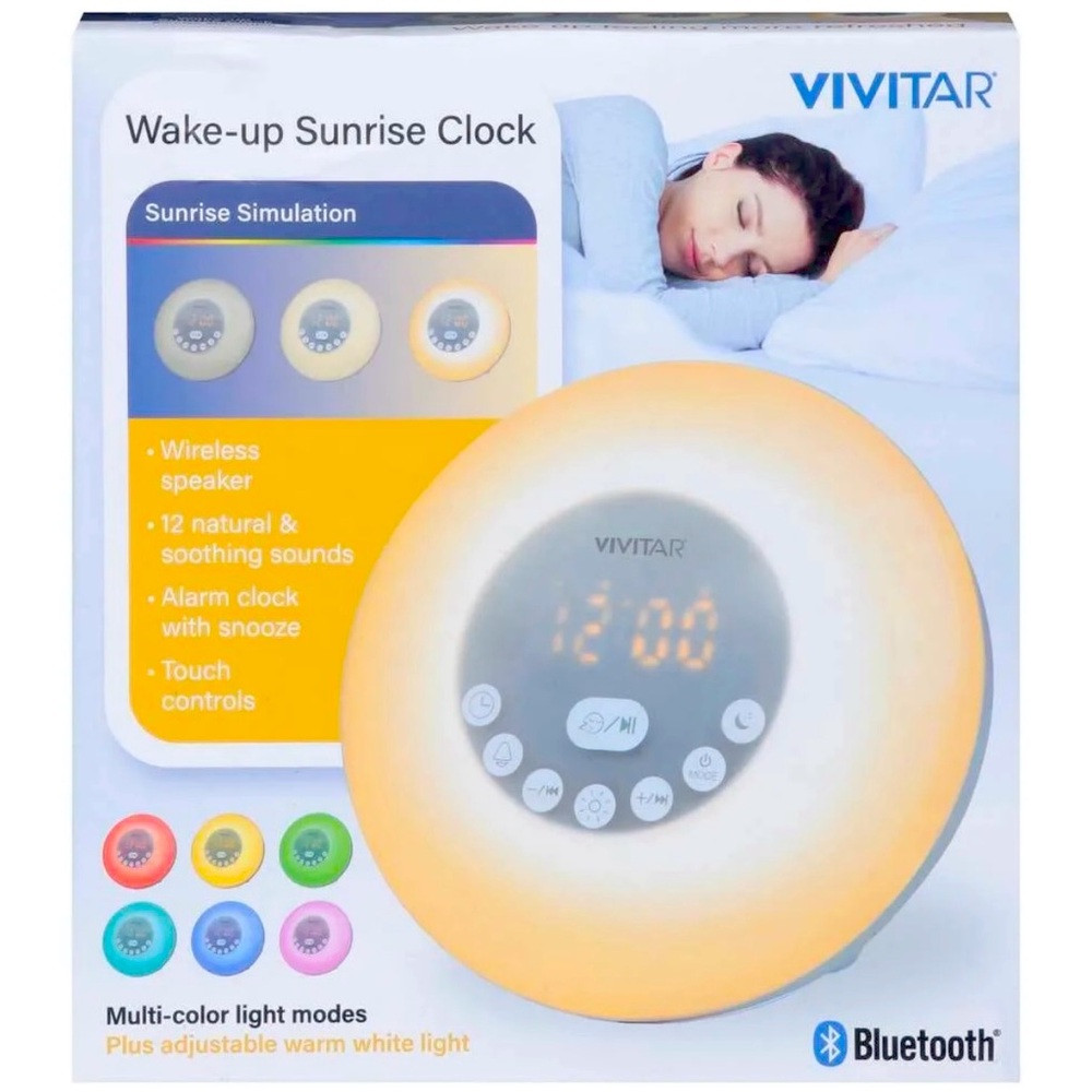 Vivitar WAKE UP Sunrise Alarm Clock